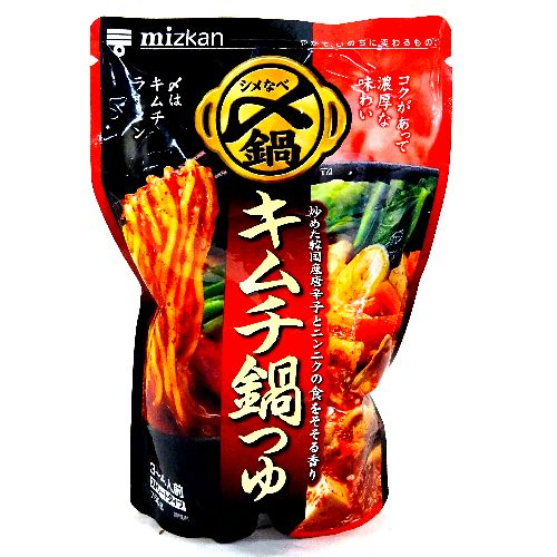 【WEB限定】 ミツカン 〆鍋 キムチ鍋つゆ ストレートタイプ 750g（3～4 ピンズ・ピンバッジ・缶バッジ