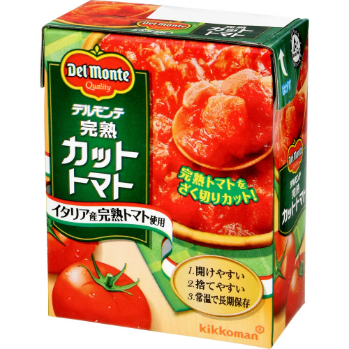 デルモンテ　完熟カットトマト　紙パック　３８８ｇ（固形量２１３ｇ）