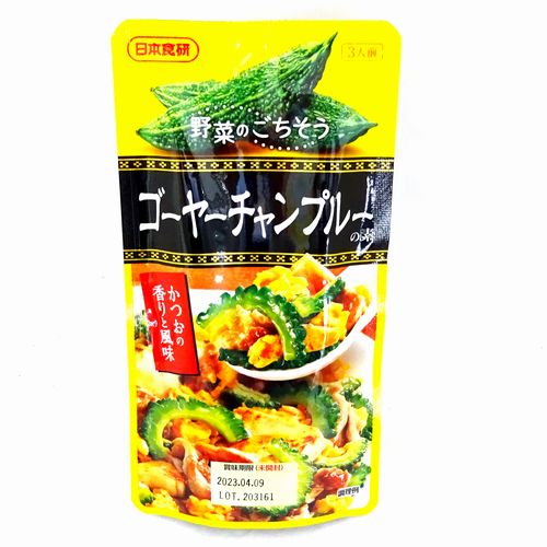 日本食研　野菜のごちそう　ゴーヤーチャンプルーの素　かつおの香りと風味　３人前
