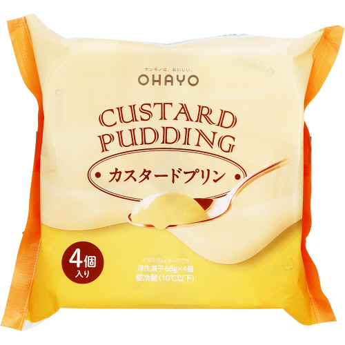オハヨー乳業 カスタードプリン なめらか食感 68g 4個入 ネットスーパー トキハオンラインショップ オハヨー乳業 カスタードプリン なめらか食感 68g 4個入 ネットスーパー トキハオンラインショップ
