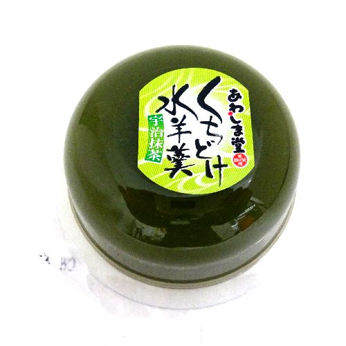あわしま堂 くちどけ水羊羹 宇治抹茶 1個