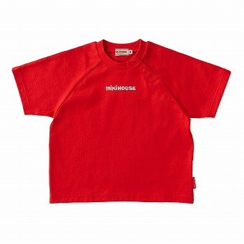[ミキハウス] バックロゴ 半袖Tシャツ